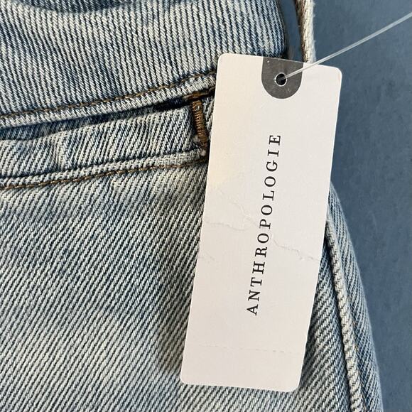 NWT Anthropologie Pilcro Pitched Micro Fray Hem Denim Jean Shorts - Picture 5 of 7